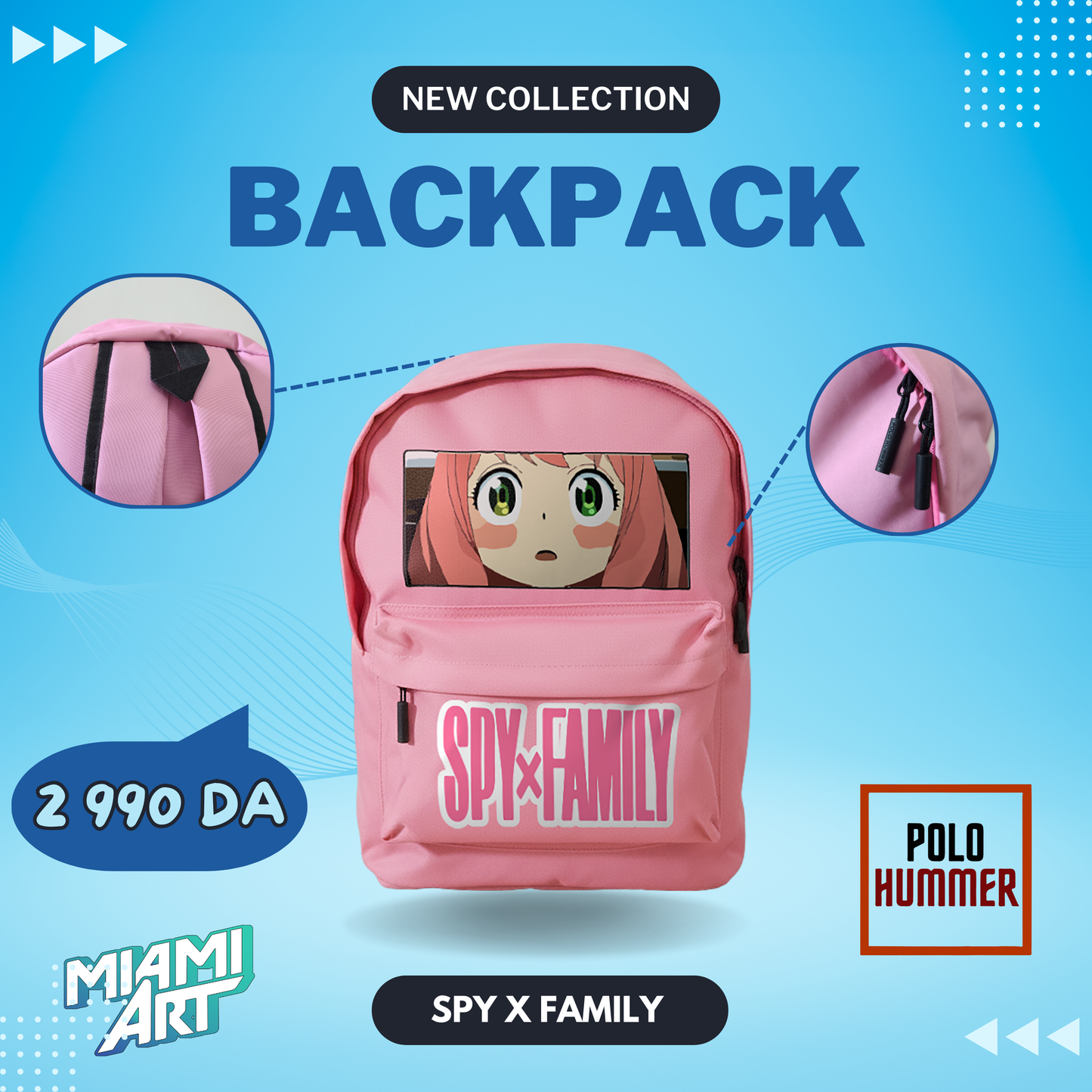 Sac à Dos Rose Spy X Family SF02