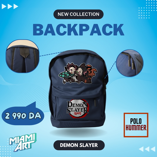 Sac à Dos Bleu Démon Slayer DS02