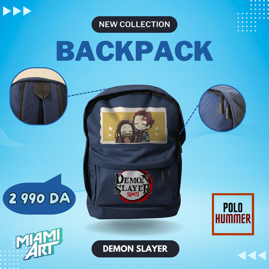 Sac à Dos Bleu Démon Slayer DS03