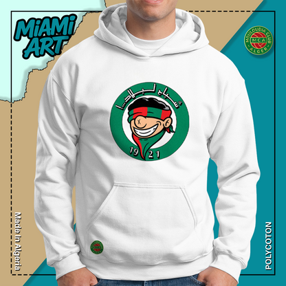 Hoodie White Mouloudia MCA-07