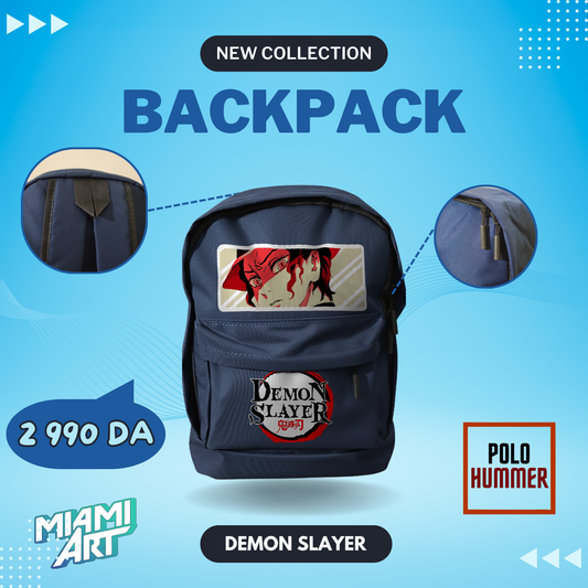 Sac à Dos Bleu Démon Slayer DS04