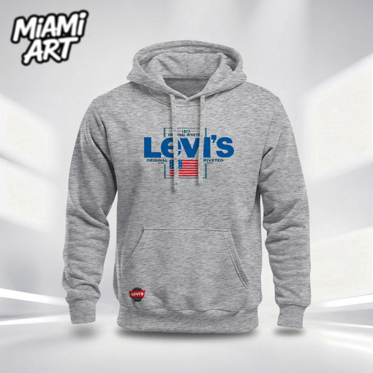 Hoodie Gris Levi's USA