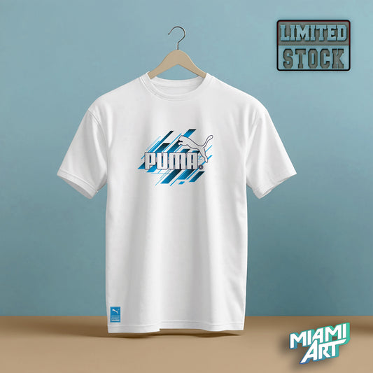 T-Shirt White Puma Old