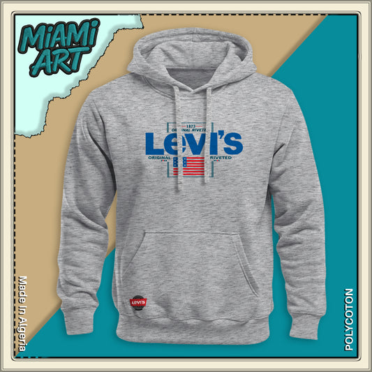 Hoodie Gris Levi's USA