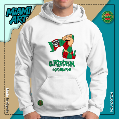 Hoodie White Mouloudia MCA-08