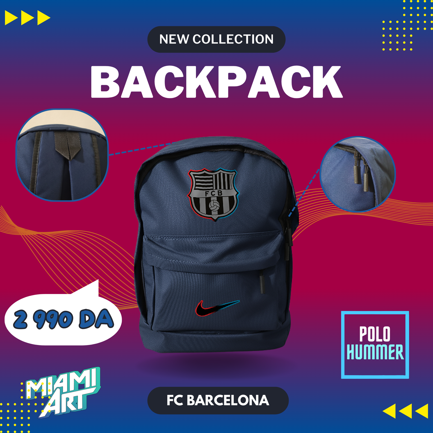 Sac à Dos Bleu FC Barçalona
