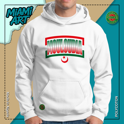 Hoodie White Mouloudia MCA-05