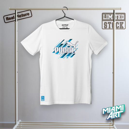 T-Shirt White Puma Old