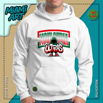 Hoodie White Mouloudia MCA-04