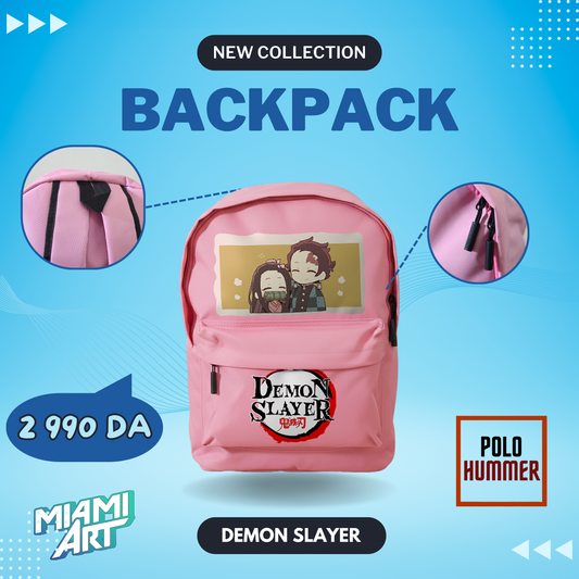 Sac à Dos Rose Démon Slayer DS03