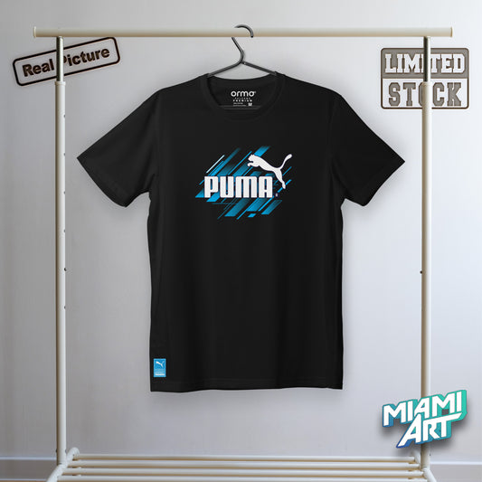 T-Shirt Black Puma OLD