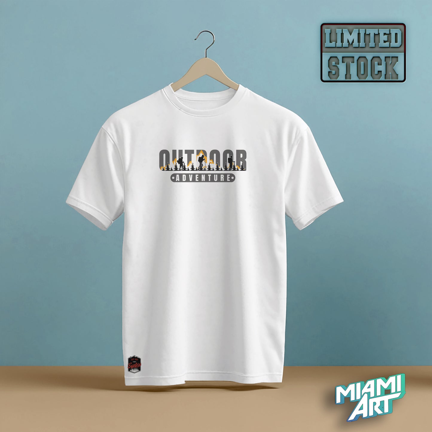 T-Shirt White Outdoor