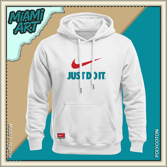 Hoodie White Nike Just Do It