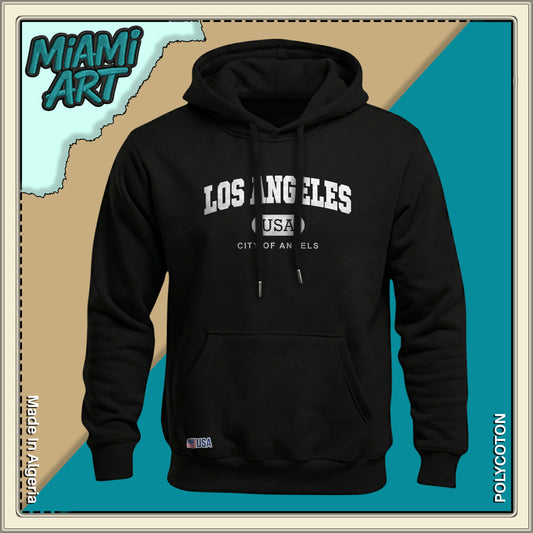 Hoodie Black Los Angeles