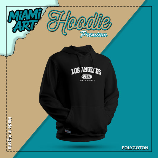 Hoodie Black Los Angeles