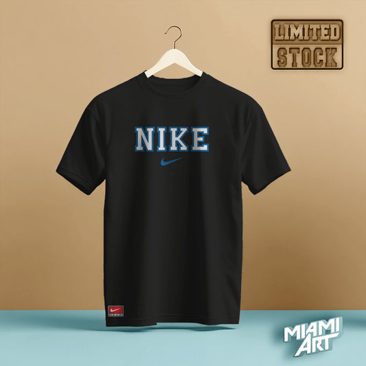 T-Shirt Black Nike New Blue