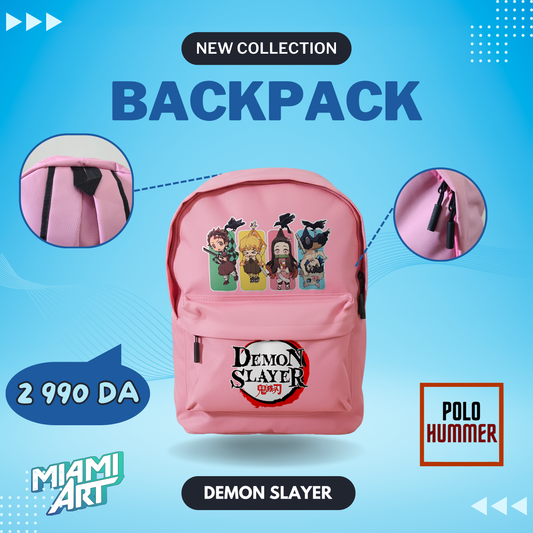 Sac à Dos Rose Démon Slayer DS01