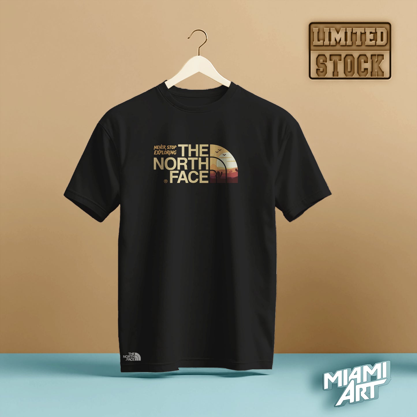 T-Shirt Black The North Face Sahara