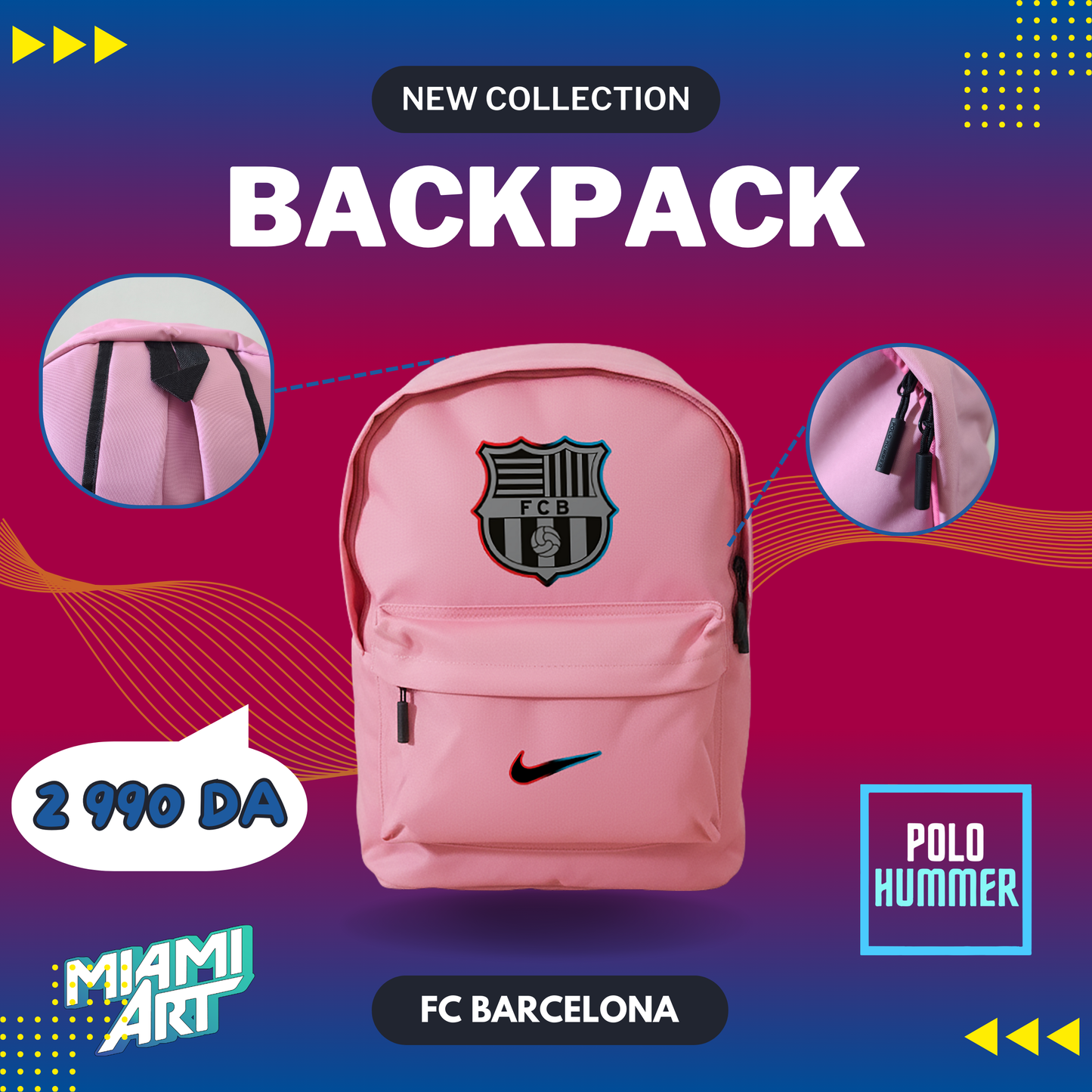 Sac à Dos Rose FC Barçalona