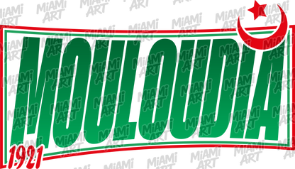 Hoodie White Mouloudia MCA-03