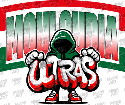 Hoodie White Mouloudia MCA-04