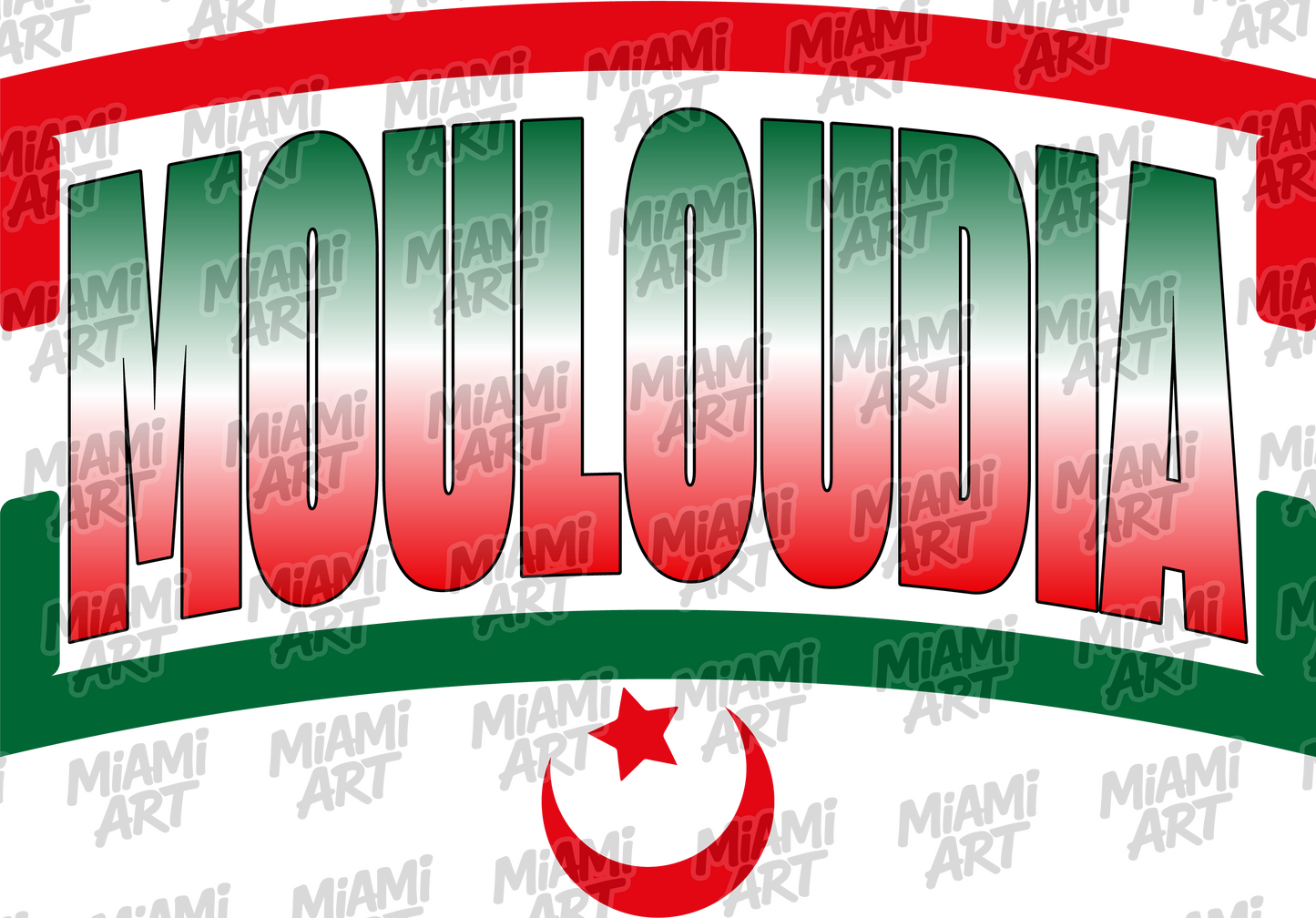 Hoodie White Mouloudia MCA-05