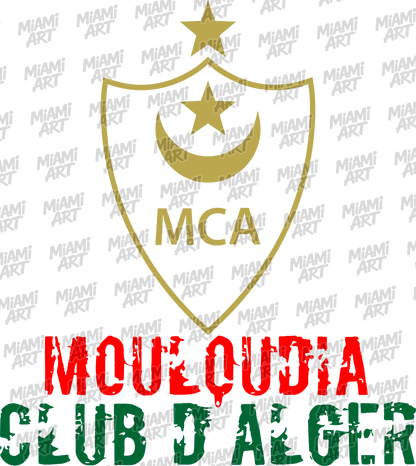 Hoodie White Mouloudia MCA-09